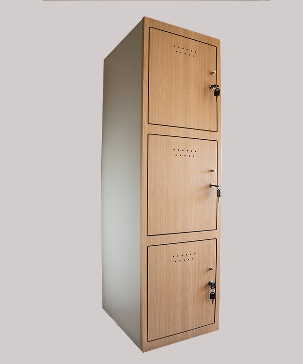 Locker 3 puertas Saw Dust