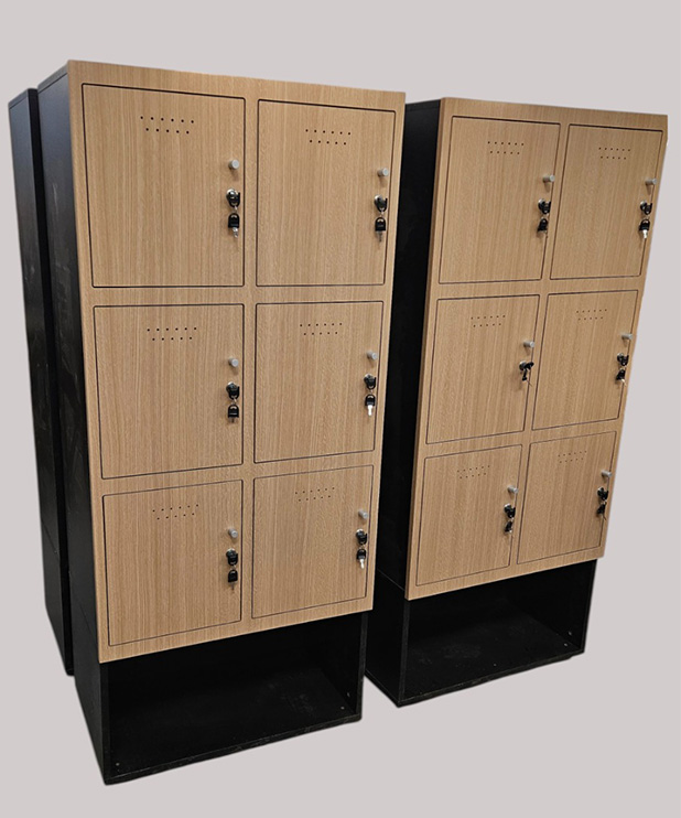 Locker 6 puertas Saw Dust